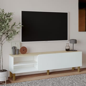 Relento Tv-bänk 150 cm - vit, sapphire oak - Möbler - Vardagsrum - Tv-möbler & mediamöbler - Tv-bänkar