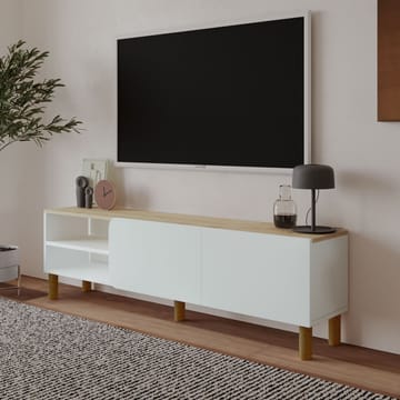 Relento Tv-bänk 150 cm - vit, sapphire oak - Möbler - Vardagsrum - Tv-möbler & mediamöbler - Tv-bänkar