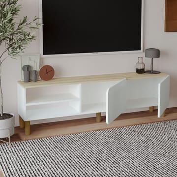 Relento Tv-bänk 150 cm - vit, sapphire oak - Möbler - Vardagsrum - Tv-möbler & mediamöbler - Tv-bänkar