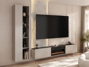 Relor Möbelset för vardagsrum - beige - Möbler - Vardagsrum - Tv-möbler & mediamöbler - Tv-möbelset