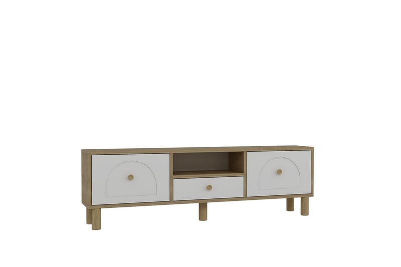 Rion Tv-bänk 140 cm - Vit - Möbler - Vardagsrum - Tv-möbler & mediamöbler - Tv-bänkar