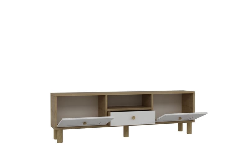 Rion Tv-bänk 140 cm - Vit - Möbler - Vardagsrum - Tv-möbler & mediamöbler - Tv-bänkar