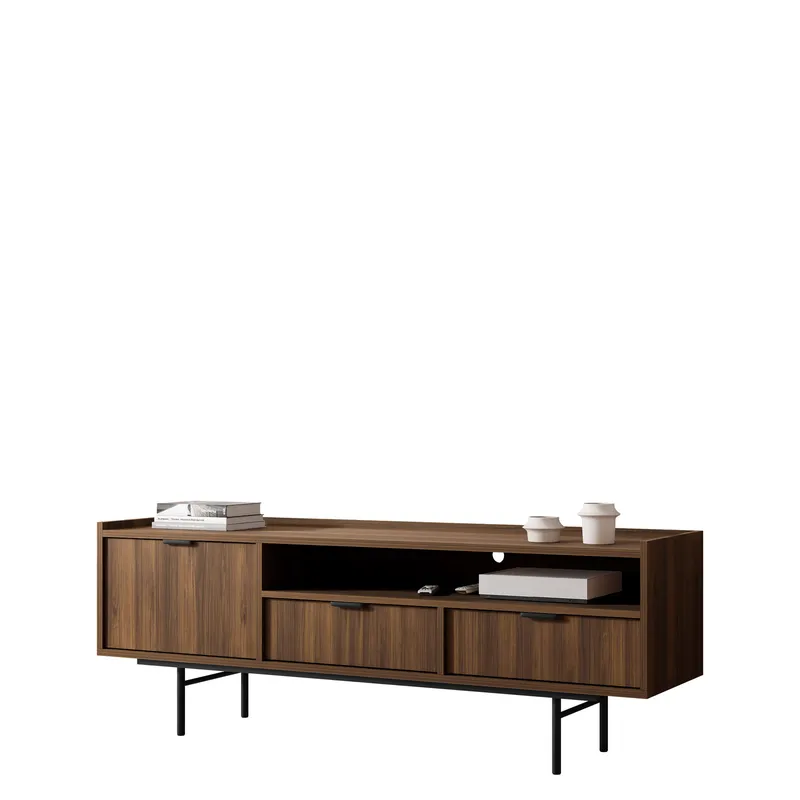 Rolden TV-bänk 150x55 cm, Valnöt