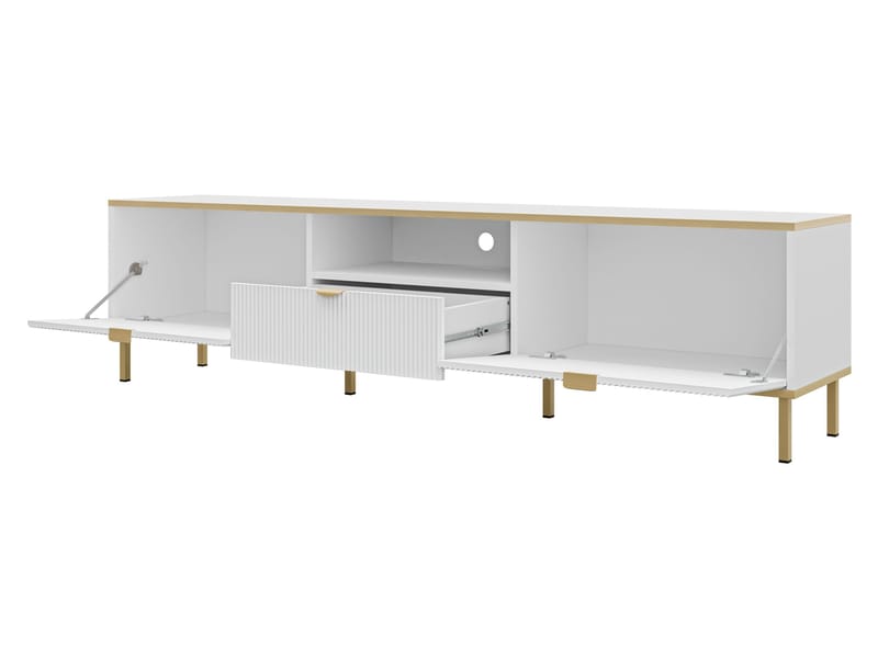 Salmor Tv-bänk 181 cm - Vit - Möbler - Vardagsrum - Tv-möbler & mediamöbler - Tv-bänkar
