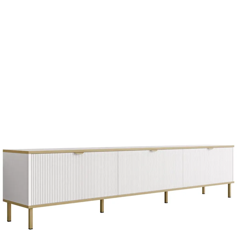 Salmor Tv-bänk 202 cm - Vit - Möbler - Vardagsrum - Tv-möbler & mediamöbler - Tv-bänkar