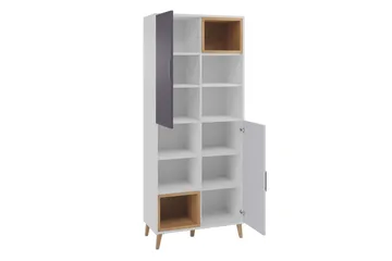 Sayuki Tv-möbelset 120 cm - Vit/Grå - Möbler - Vardagsrum - Tv-möbler & mediamöbler - Tv-möbelset