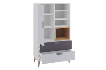 Sayuki Tv-möbelset 120 cm - Vit/Grå - Möbler - Vardagsrum - Tv-möbler & mediamöbler - Tv-möbelset