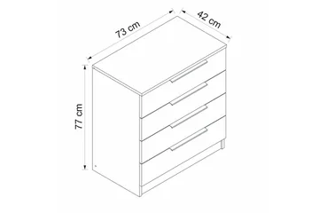 Serin Tv-skåp 73 cm - Valnöt - Förvaring - Förvaringsmöbler - Byrå