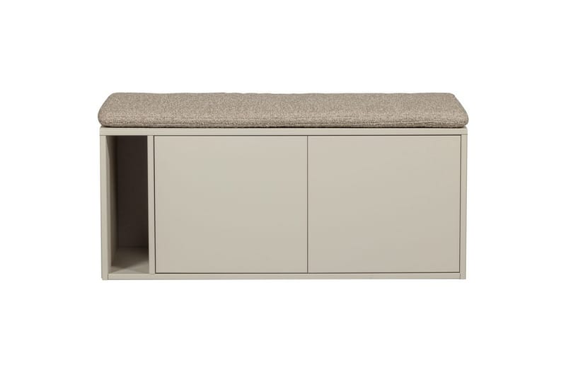 Settle Golvstående Tv Bänk 108 cm med Förvaring i Furu - Beige - Möbler - Vardagsrum - Tv-möbler & mediamöbler - Tv-bänkar