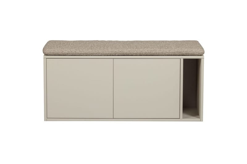 Settle Golvstående Tv Bänk 108 cm med Förvaring i Furu - Beige - Möbler - Vardagsrum - Tv-möbler & mediamöbler - Tv-bänkar