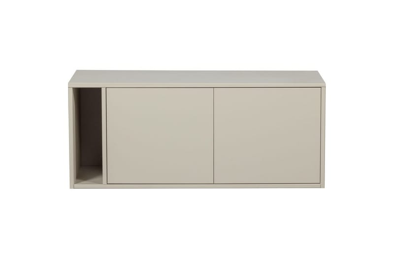 Settle Golvstående Tv Bänk 108 cm med Förvaring i Furu - Ljusbeige - Möbler - Vardagsrum - Tv-möbler & mediamöbler - Tv-bänkar
