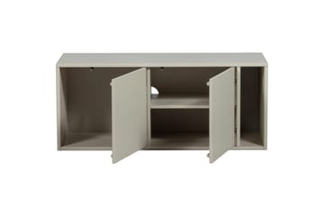 Settle Golvstående Tv Bänk 108 cm med Förvaring i Furu - Ljusbeige - Möbler - Vardagsrum - Tv-möbler & mediamöbler - Tv-bänkar