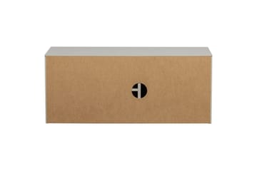 Settle Golvstående Tv Bänk 108 cm med Förvaring i Furu - Ljusbeige - Möbler - Vardagsrum - Tv-möbler & mediamöbler - Tv-bänkar