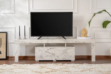 Shanah Tv-bänk 180x31 cm - Marmor/Beige - Möbler - Vardagsrum - Tv-möbler & mediamöbler - Tv-bänkar