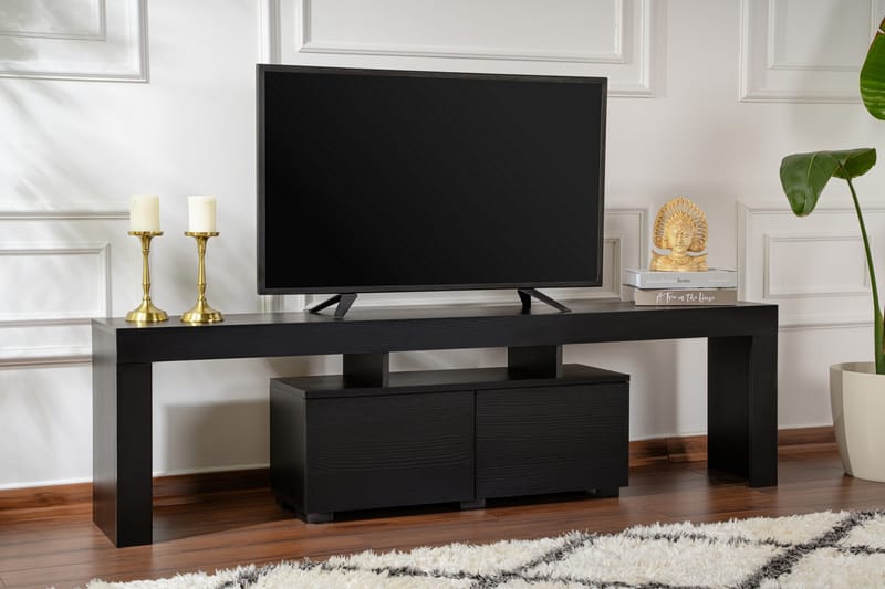 Shanah Tv-bänk 180x31 cm - Svart - Möbler - Vardagsrum - Tv-möbler & mediamöbler - Tv-bänkar