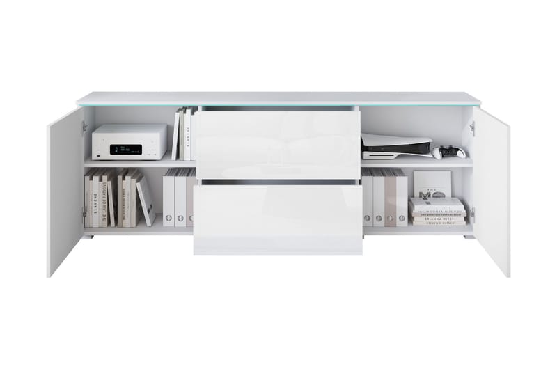 Sherie Tv-bänk 180 cm - Svart - Möbler - Vardagsrum - Tv-möbler & mediamöbler - Tv-bänkar