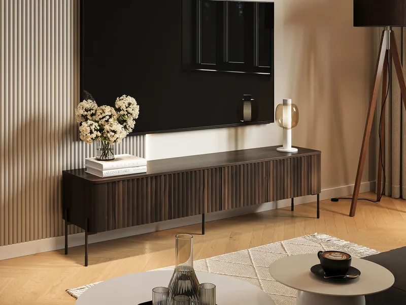 Sherie Tv-bänk 190 cm - brun - Möbler - Vardagsrum - Tv-möbler & mediamöbler - Tv-bänkar