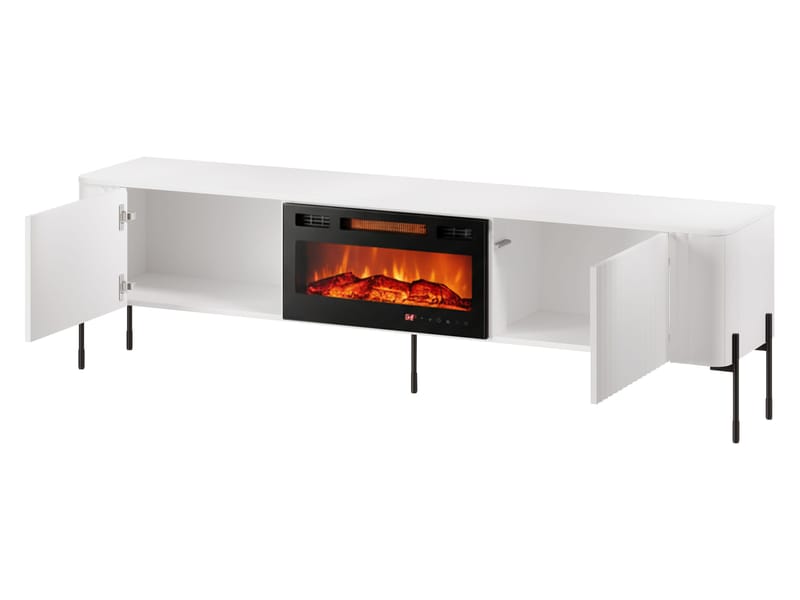 Sherie Tv-bänk 190 cm - Svart - Möbler - Vardagsrum - Tv-möbler & mediamöbler - Tv-bänkar