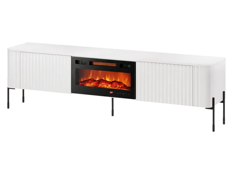 Sherie Tv-bänk 190 cm, Vit