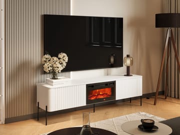 Sherie Tv-bänk 190 cm - Vit - Möbler - Vardagsrum - Tv-möbler & mediamöbler - Tv-bänkar