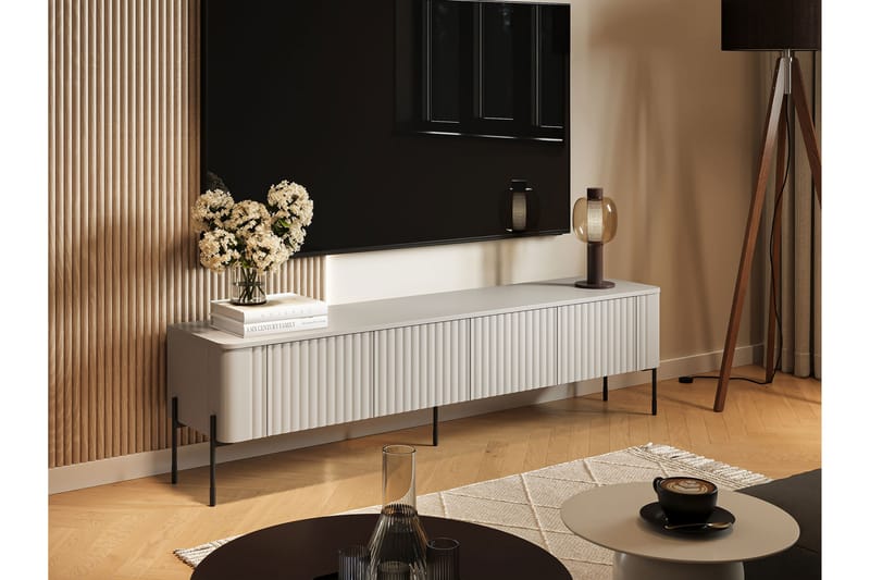 Sherie Tv-bänk 190x40 cm - Beige - Möbler - Vardagsrum - Tv-möbler & mediamöbler - Tv-bänkar