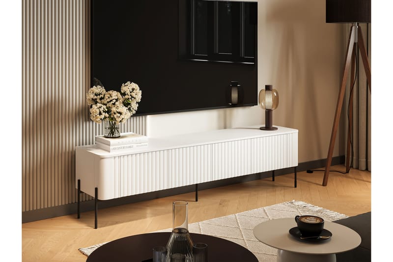 Sherie Tv-bänk 190x40 cm - Grå - Möbler - Vardagsrum - Tv-möbler & mediamöbler - Tv-bänkar