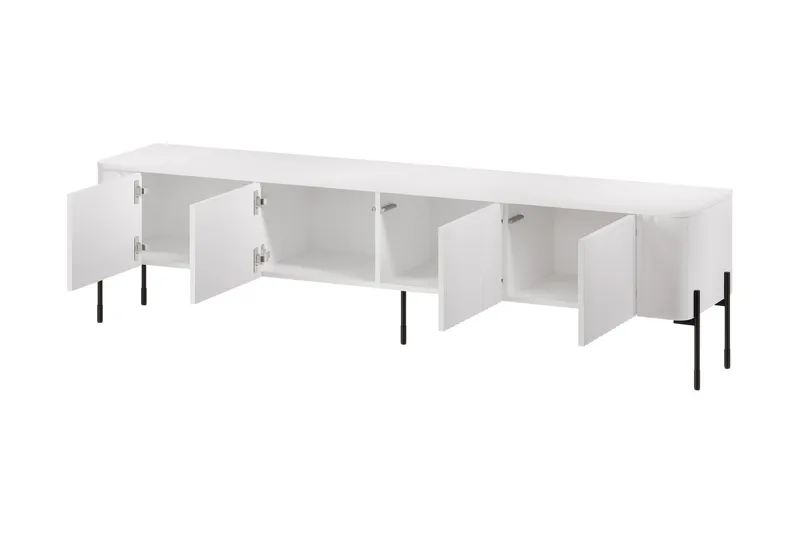 Sherie Tv-bänk 190x40 cm - Vit - Möbler - Vardagsrum - Tv-möbler & mediamöbler - Tv-bänkar
