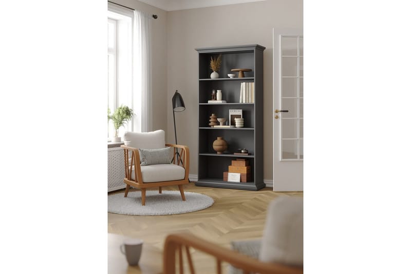 Shoiba Bokhylla 96 cm - Grå - Förvaring - Hyllor - Bokhylla