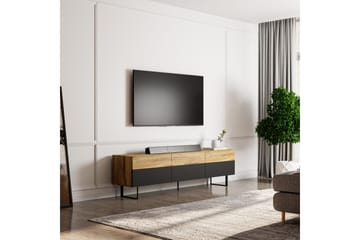 Sign Golvstående Tv-bänk 180 cm med Förvaring i Trä - Brun - Möbler - Vardagsrum - Tv-möbler & mediamöbler - Tv-bänkar