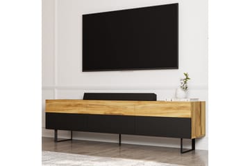 Sign Golvstående Tv-bänk 180 cm med Förvaring i Trä - Brun - Möbler - Vardagsrum - Tv-möbler & mediamöbler - Tv-bänkar
