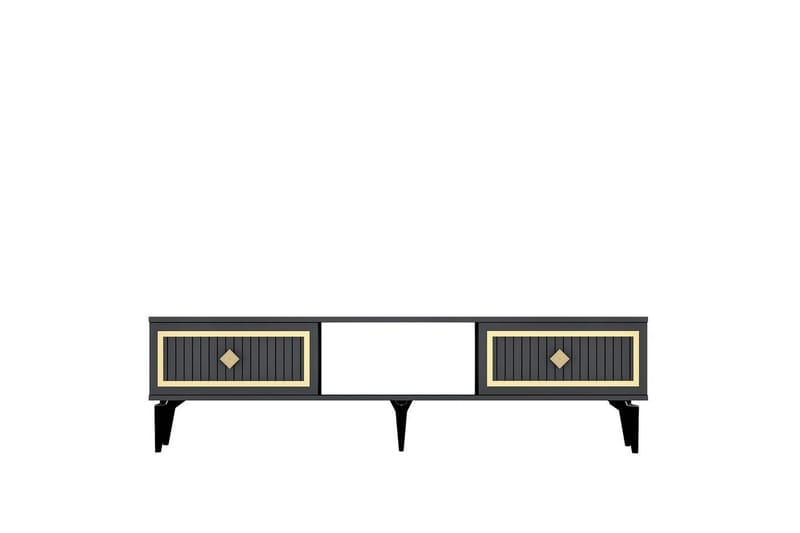 Sivaji Tv-bänk 150 cm - Guld/Antracit - Möbler - Vardagsrum - Tv-möbler & mediamöbler - Tv-bänkar
