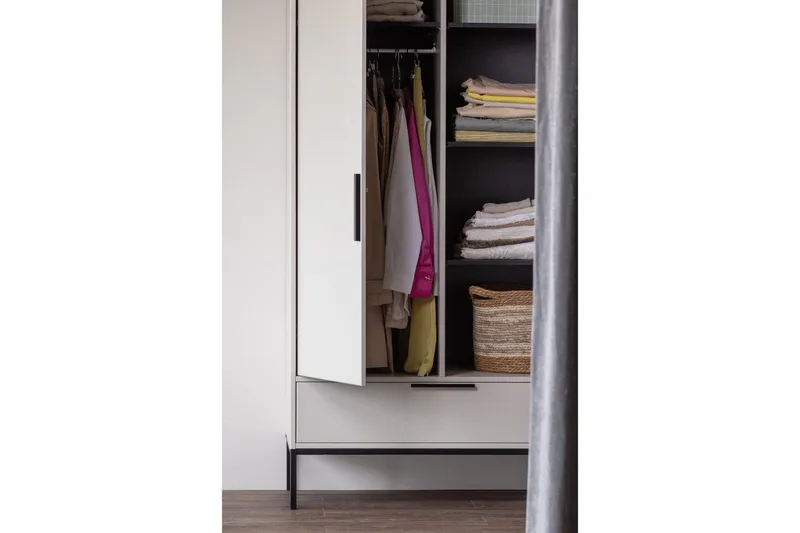 Skåp Adam - Tall Damm - Förvaring - Skåp - Garderobsskåp