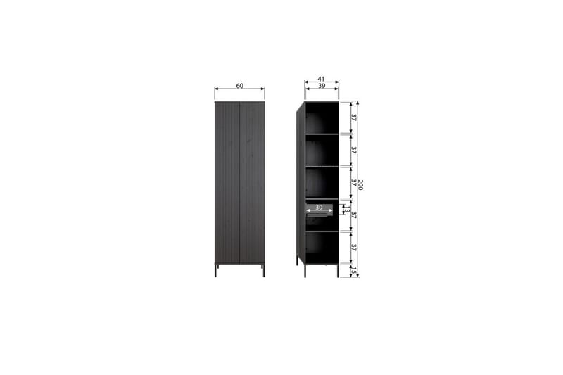 Skåp Ny Gravure - Beige - Förvaring - Förvaringsmöbler - Byrå