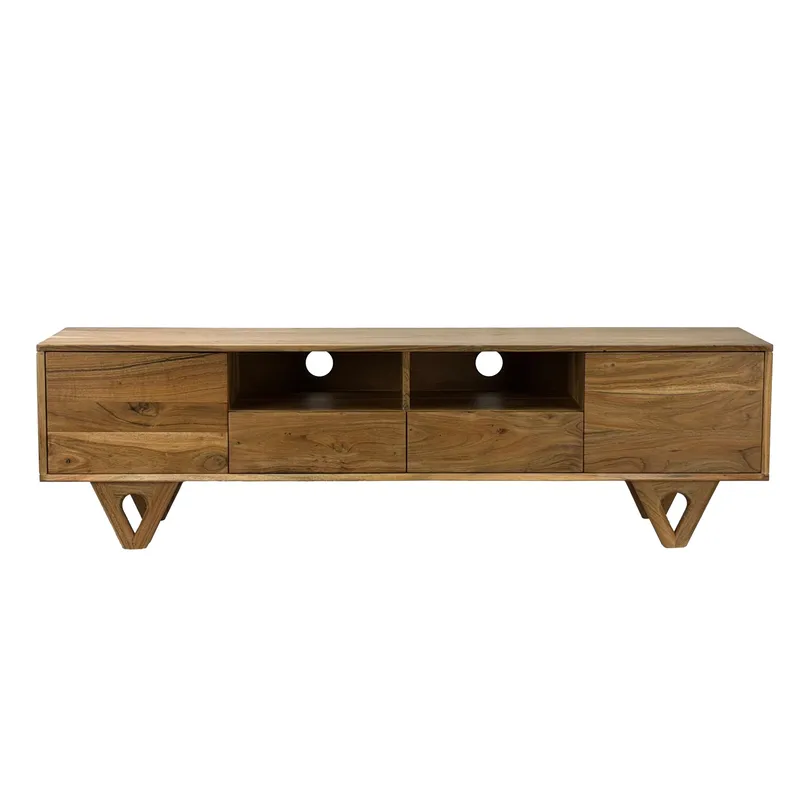 Sorric TV-bänk 160 cm, Varm ljusbrun
