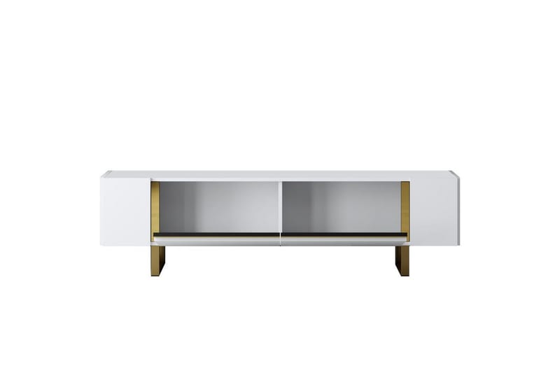 Sozi Tv-bänk 180 cm - Guld/Vit - Möbler - Vardagsrum - Tv-möbler & mediamöbler - Tv-bänkar