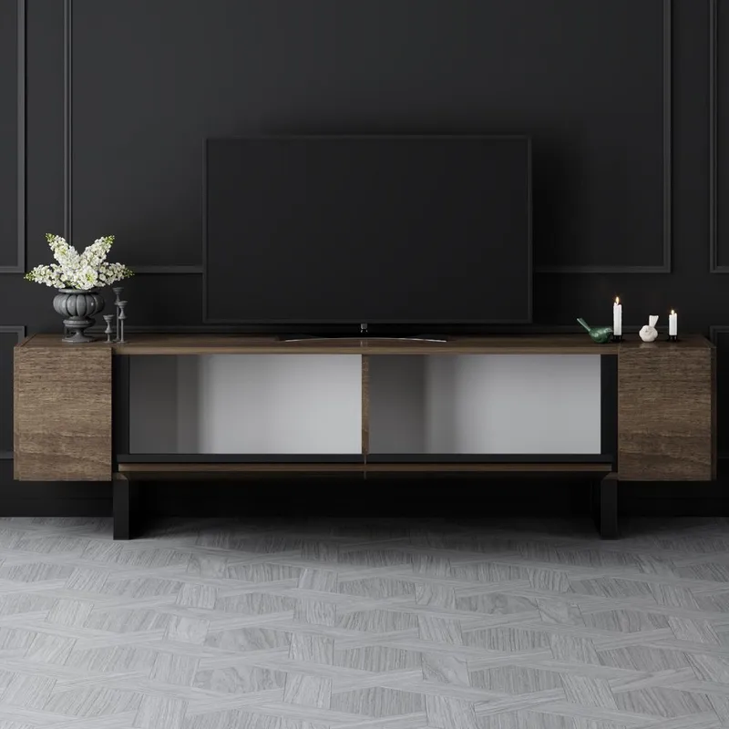 Sozi Tv-bänk 180 cm - Svart - Möbler - Vardagsrum - Tv-möbler & mediamöbler - Tv-bänkar