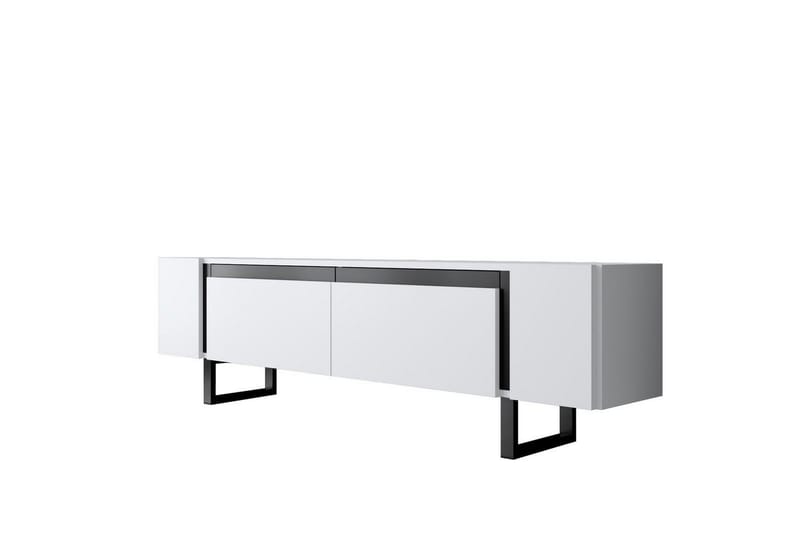 Sozi Tv-bänk 180 cm - Svart/Vit - Möbler - Vardagsrum - Tv-möbler & mediamöbler - Tv-bänkar