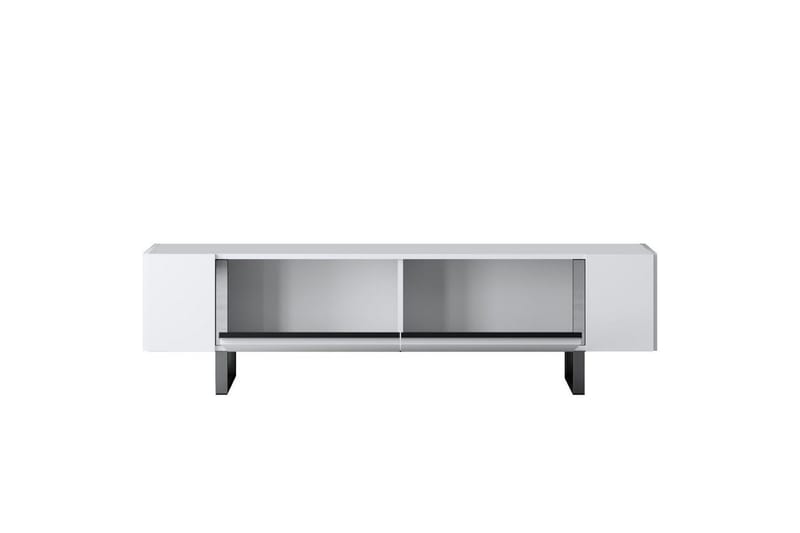 Sozi Tv-bänk 180 cm - Vit/Silver - Möbler - Vardagsrum - Tv-möbler & mediamöbler - Tv-bänkar