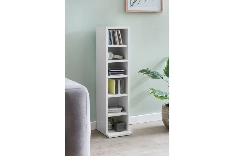 Stående hylla Wohnling Melaminbelagd spånskiva bokförvaring modern - Förvaring - Hyllor - Bokhylla