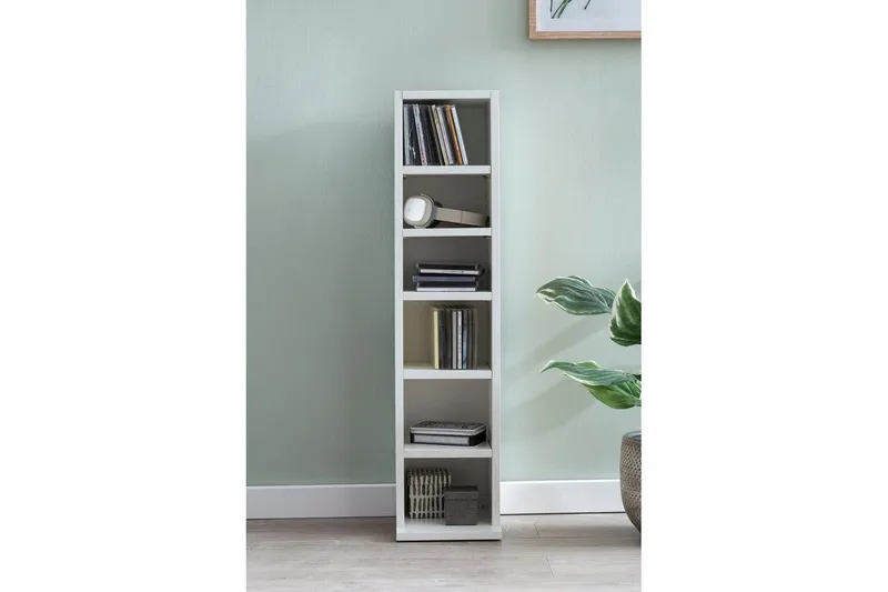 Stående hylla Wohnling Melaminbelagd spånskiva bokförvaring modern - Förvaring - Hyllor - Bokhylla