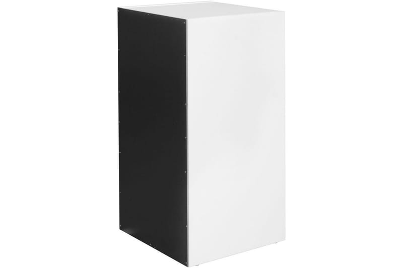 Stående hylla Wohnling melaminbelagd spånskiva med förvaringsutrymme, modern stil Vit, svart - Vit, svart - Förvaring - Hyllor - Hyllplan & hyllkonsoler