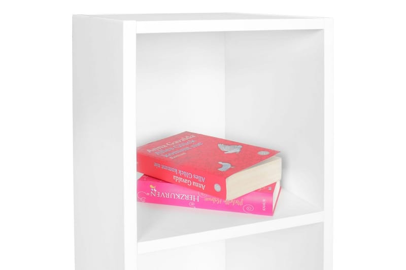 Stående hylla Wohnling melaminbelagd spånskiva med förvaringsutrymme, modern stil Vit - Vit - Förvaring - Köksförvaring - Kökshylla