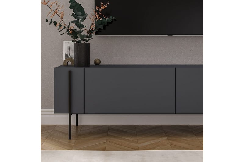 Stira Tv-bänk 160 cm - Grafitgrå - Möbler - Vardagsrum - Tv-möbler & mediamöbler - Tv-bänkar