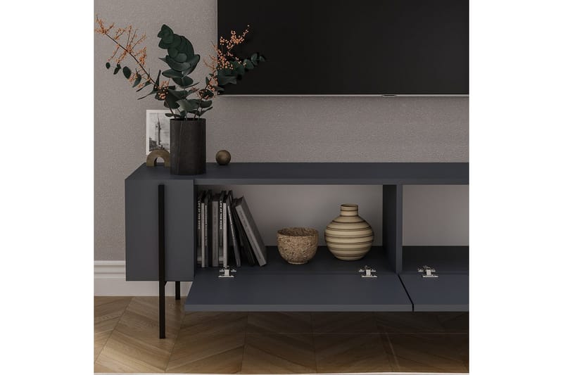 Stira Tv-bänk 160 cm - Grafitgrå - Möbler - Vardagsrum - Tv-möbler & mediamöbler - Tv-bänkar