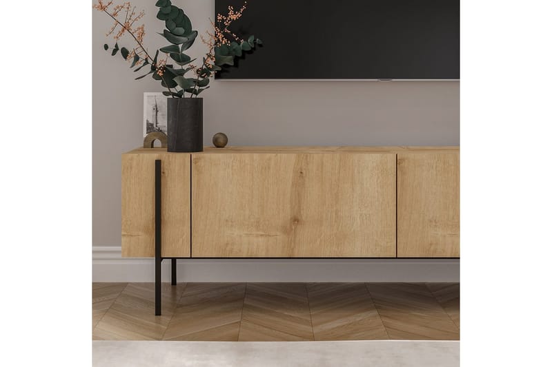 Stira Tv-bänk 160 cm - Natural - Möbler - Vardagsrum - Tv-möbler & mediamöbler - Tv-bänkar