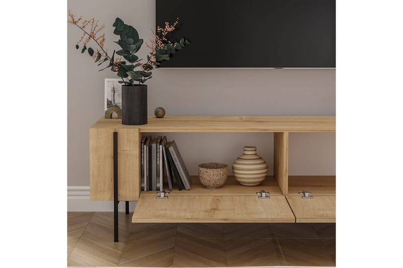 Stira Tv-bänk 160 cm - Natural - Möbler - Vardagsrum - Tv-möbler & mediamöbler - Tv-bänkar