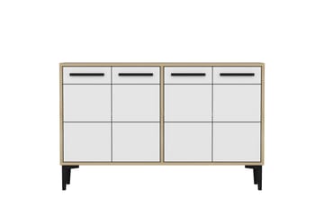 STRIA Tv-bänk 120 cm Ek/Vit