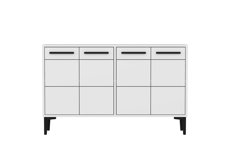 STRIA Tv-bänk 120 cm Vit - Möbler - Vardagsrum - Tv-möbler & mediamöbler - Tv-bänkar