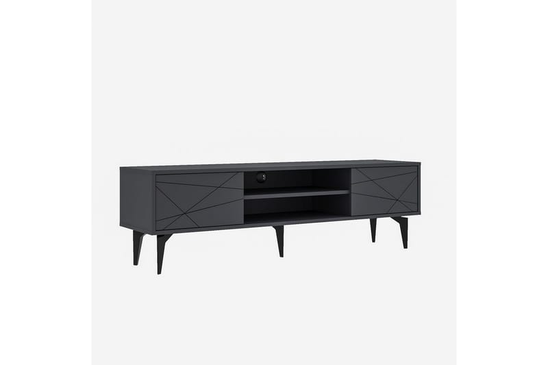 Sudama Tv-bänk 160 cm - Antracit - Möbler - Vardagsrum - Tv-möbler & mediamöbler - Tv-bänkar