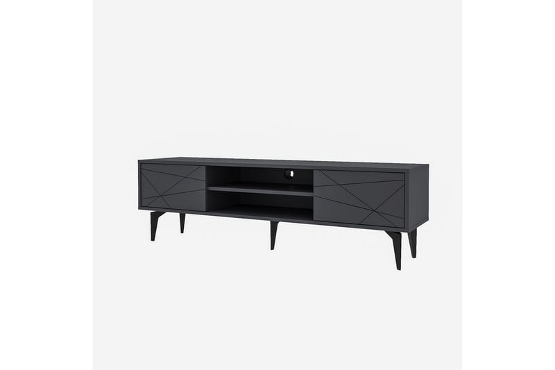 Sudama Tv-bänk 160 cm - Antracit - Möbler - Vardagsrum - Tv-möbler & mediamöbler - Tv-bänkar